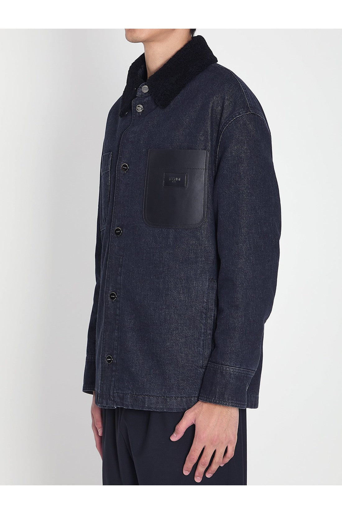 FENDI-OUTLET-SALE-Denim jacket-ARCHIVIST