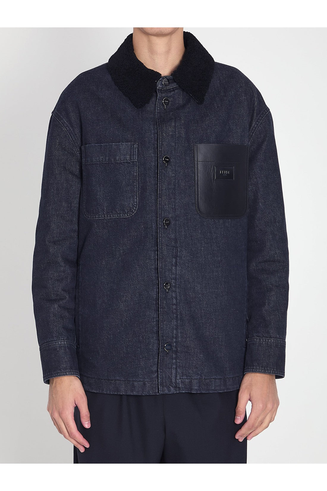 FENDI-OUTLET-SALE-Denim jacket-ARCHIVIST