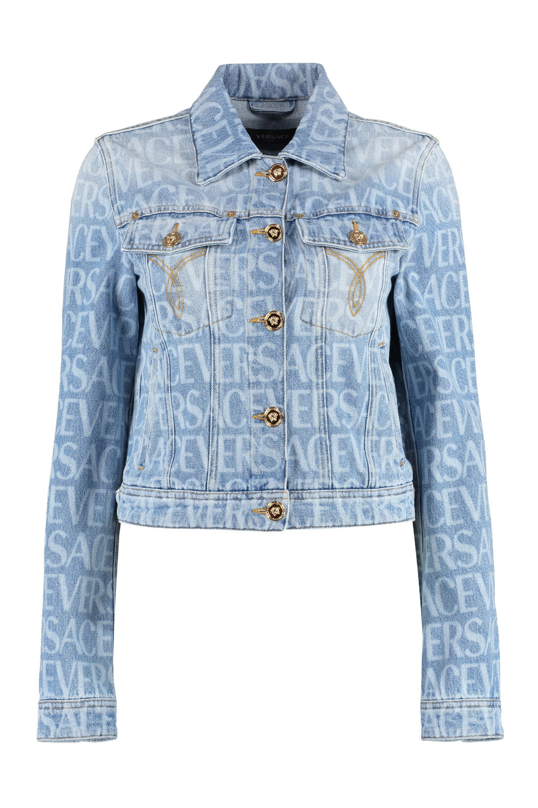Versace-OUTLET-SALE-Denim jacket-ARCHIVIST