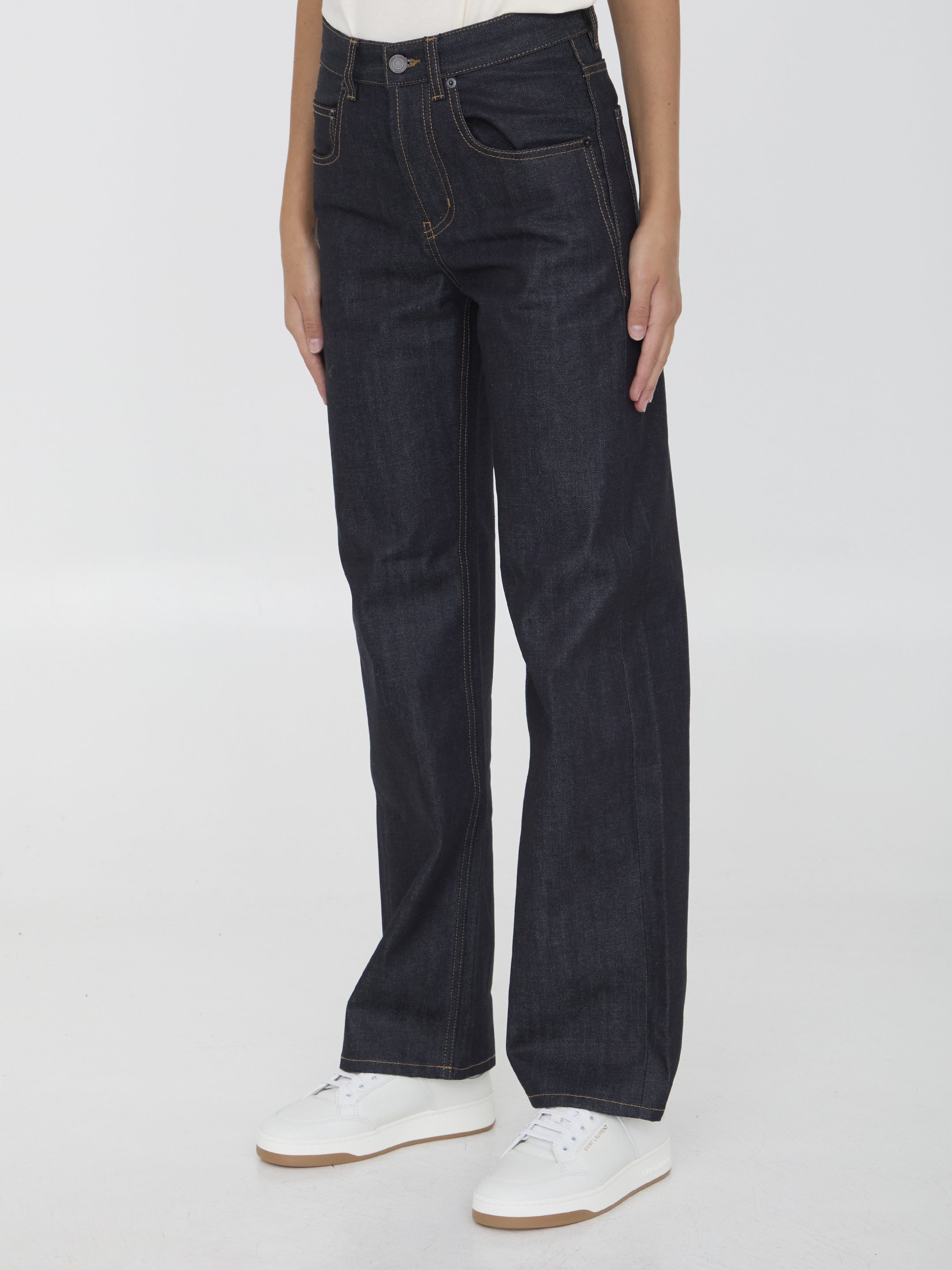 SAINT LAURENT-OUTLET-SALE-Denim jeans-ARCHIVIST