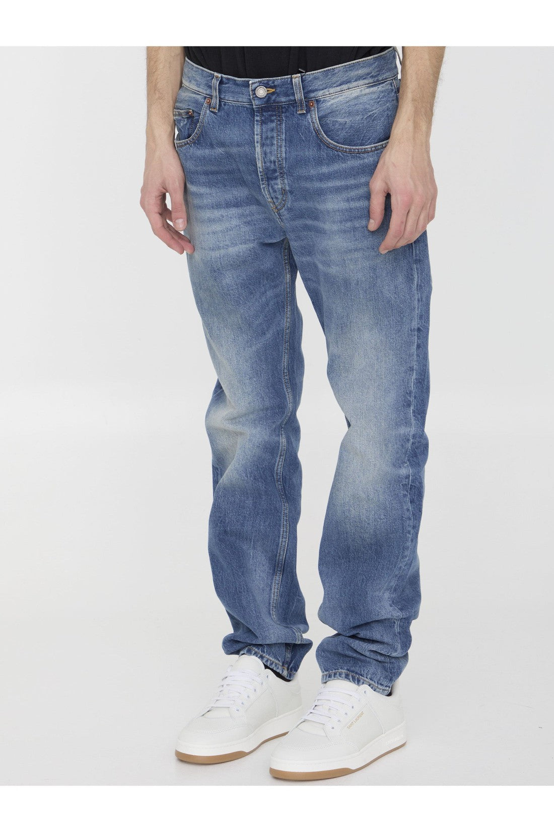 SAINT LAURENT-OUTLET-SALE-Denim jeans-ARCHIVIST