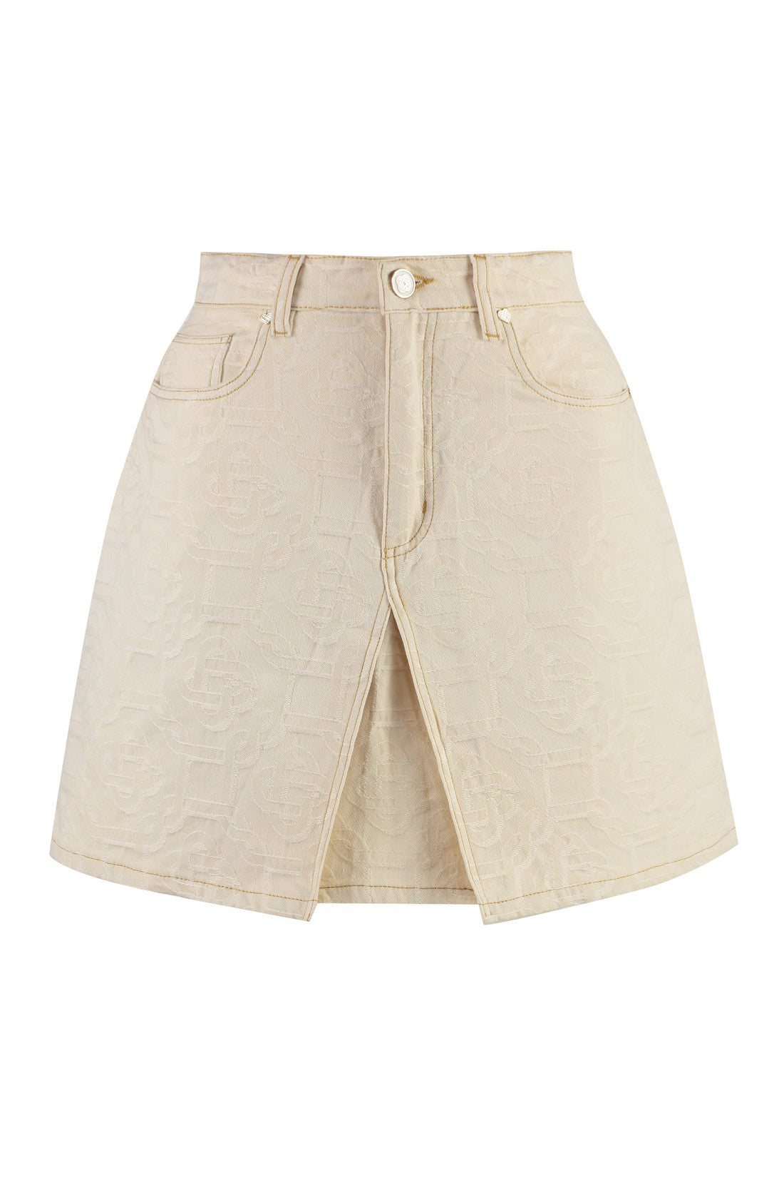 Casablanca-OUTLET-SALE-Denim mini skirt-ARCHIVIST