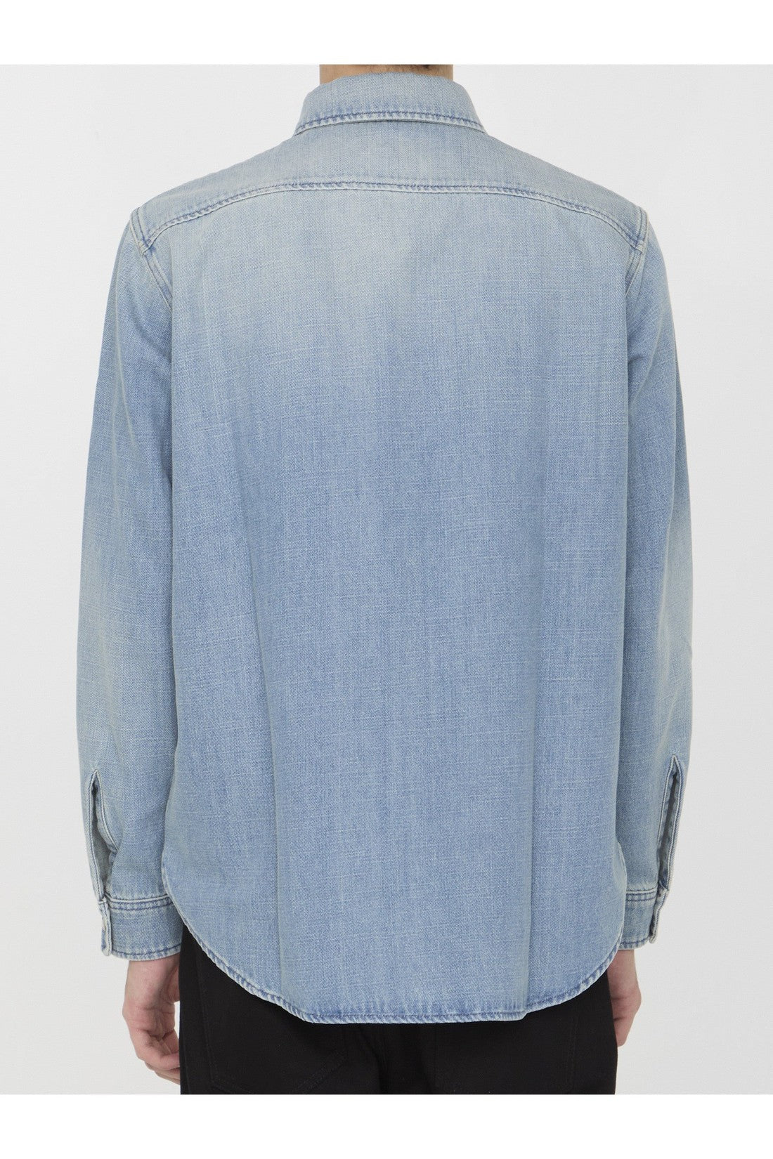 SAINT LAURENT-OUTLET-SALE-Denim shirt-ARCHIVIST