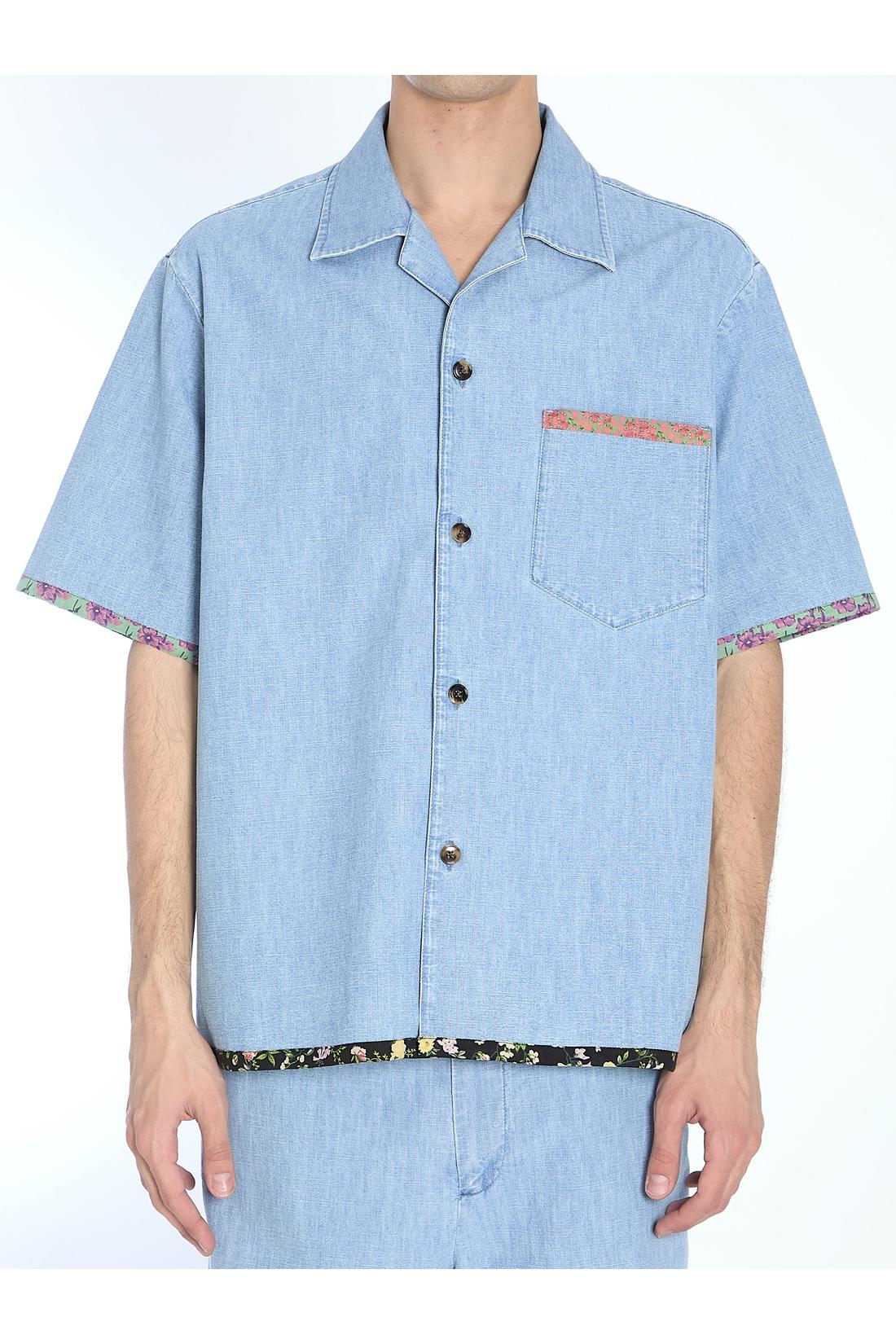 Valentino Garavani-OUTLET-SALE-Denim shirt-ARCHIVIST