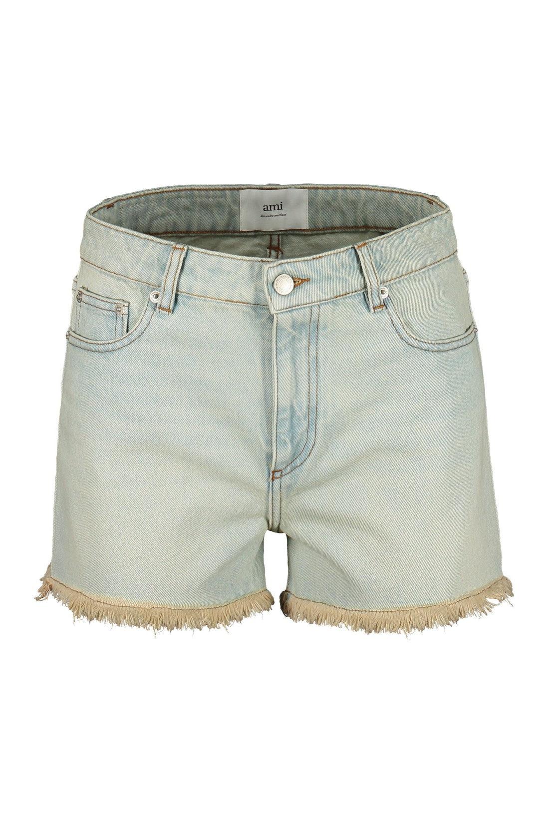 AMI PARIS-OUTLET-SALE-Denim shorts-ARCHIVIST