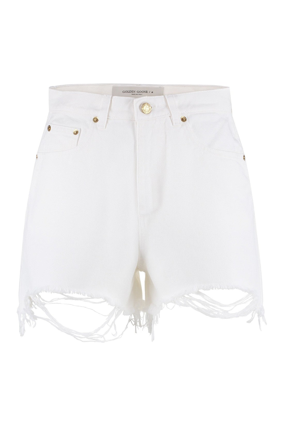 Golden Goose-OUTLET-SALE-Denim shorts-ARCHIVIST
