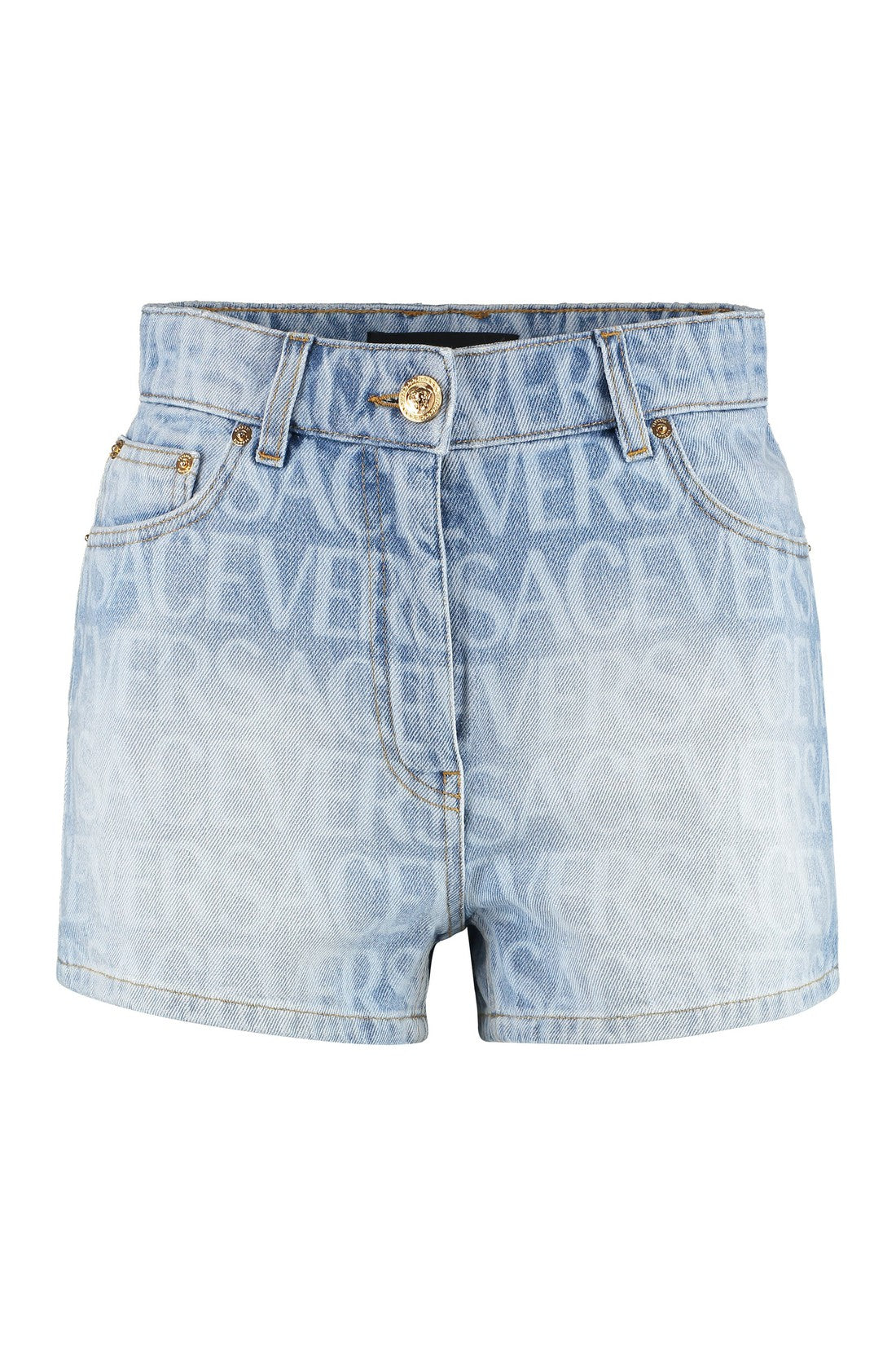 Versace-OUTLET-SALE-Denim shorts-ARCHIVIST