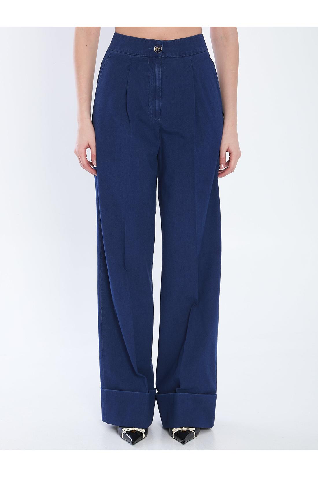 Valentino Garavani-OUTLET-SALE-Denim trousers-ARCHIVIST