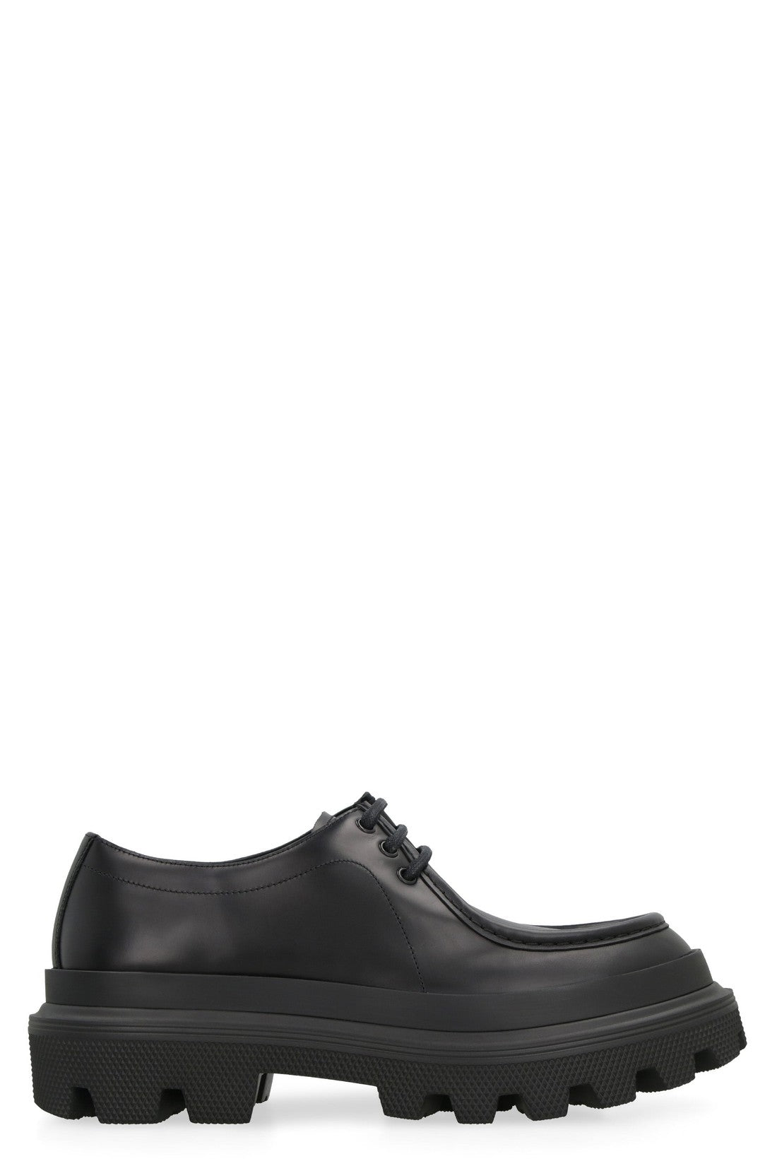 Dolce & Gabbana-OUTLET-SALE-Derby leather shoes-ARCHIVIST
