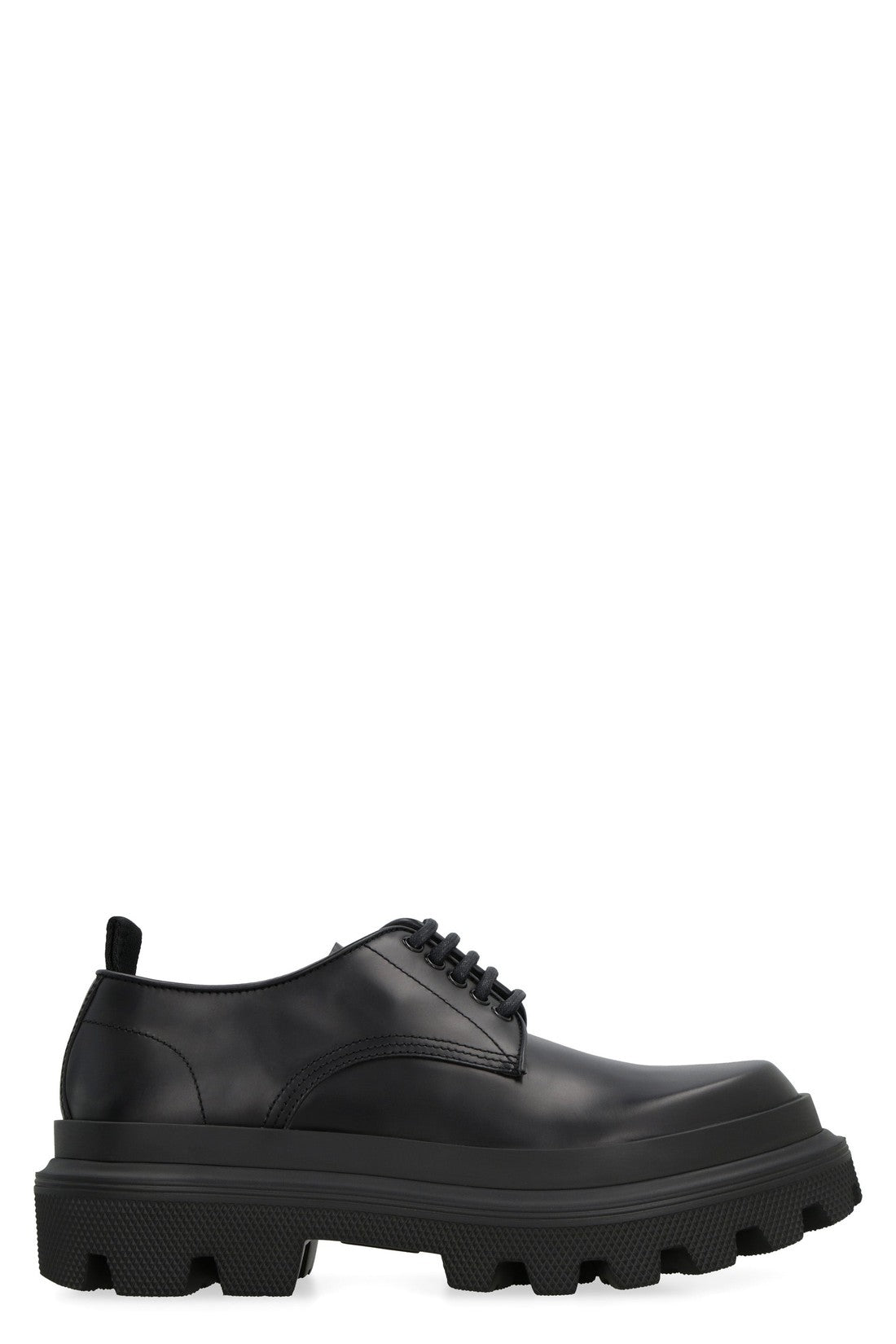 Dolce & Gabbana-OUTLET-SALE-Derby leather shoes-ARCHIVIST