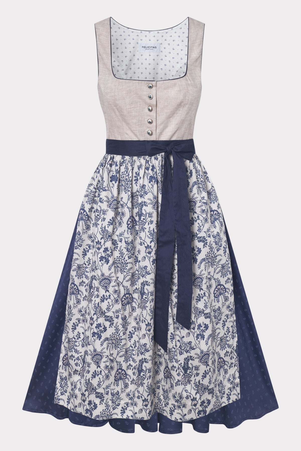 Damen Dirndl Desiree-Dirndl-Felicitas-OUTLET-34-marine/asche-ARCHIVIST-ARCHIVE-SALE