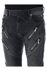 BALMAIN-OUTLET-SALE-Destroy denim pants-ARCHIVIST