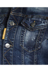 Dsquared2-OUTLET-SALE-Destroyed denim jacket-ARCHIVIST