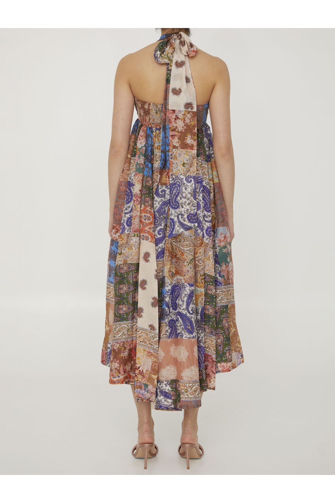 ZIMMERMANN-OUTLET-SALE-Devi halter maxi dress-ARCHIVIST