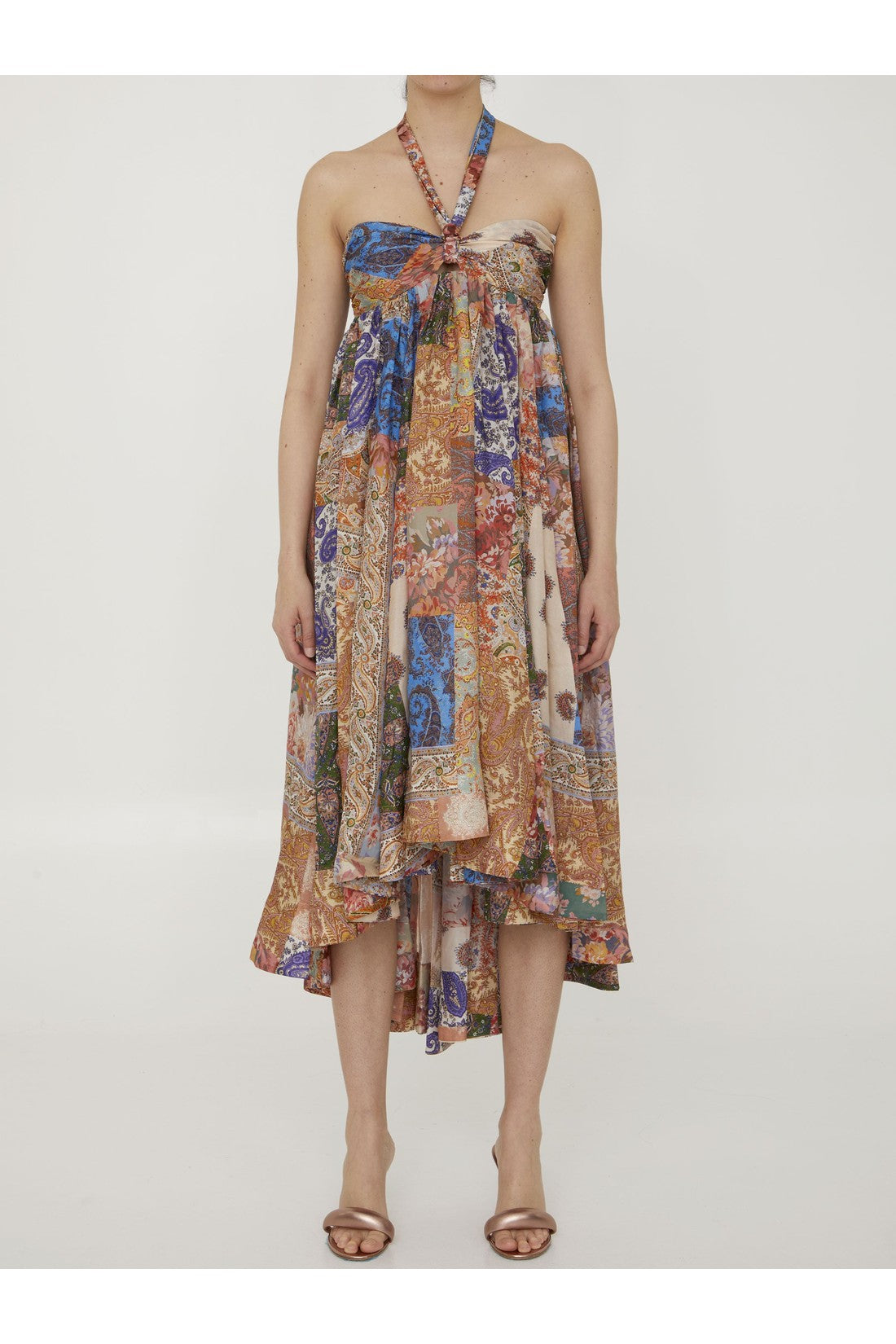 ZIMMERMANN-OUTLET-SALE-Devi halter maxi dress-ARCHIVIST