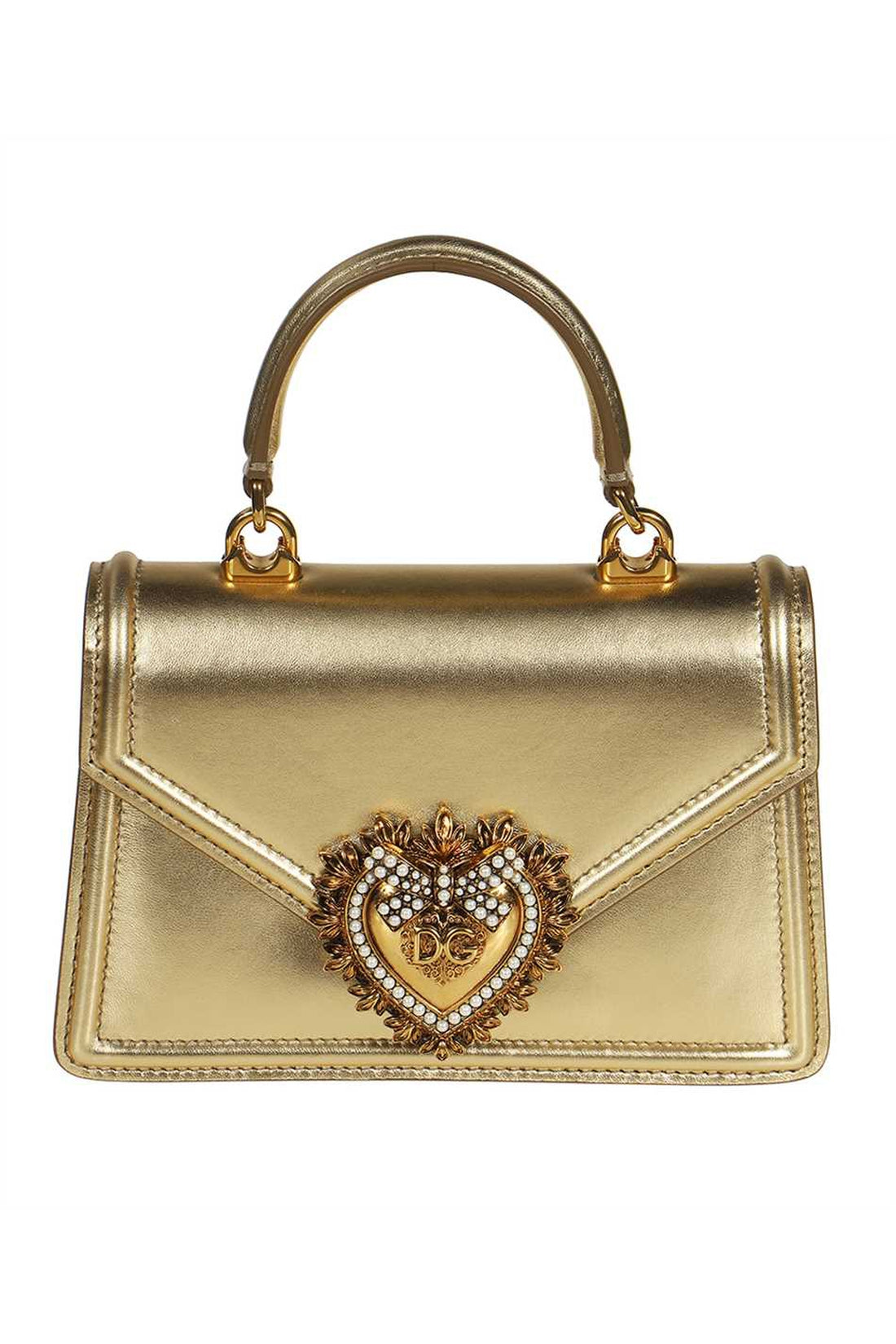 Dolce & Gabbana-OUTLET-SALE-Devotion leather mini-bag-ARCHIVIST