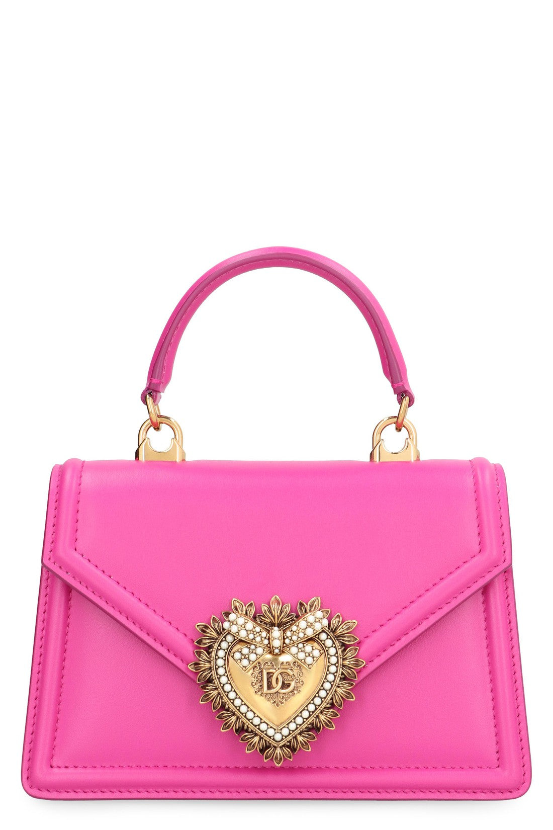 Dolce & Gabbana-OUTLET-SALE-Devotion leather mini bag-ARCHIVIST