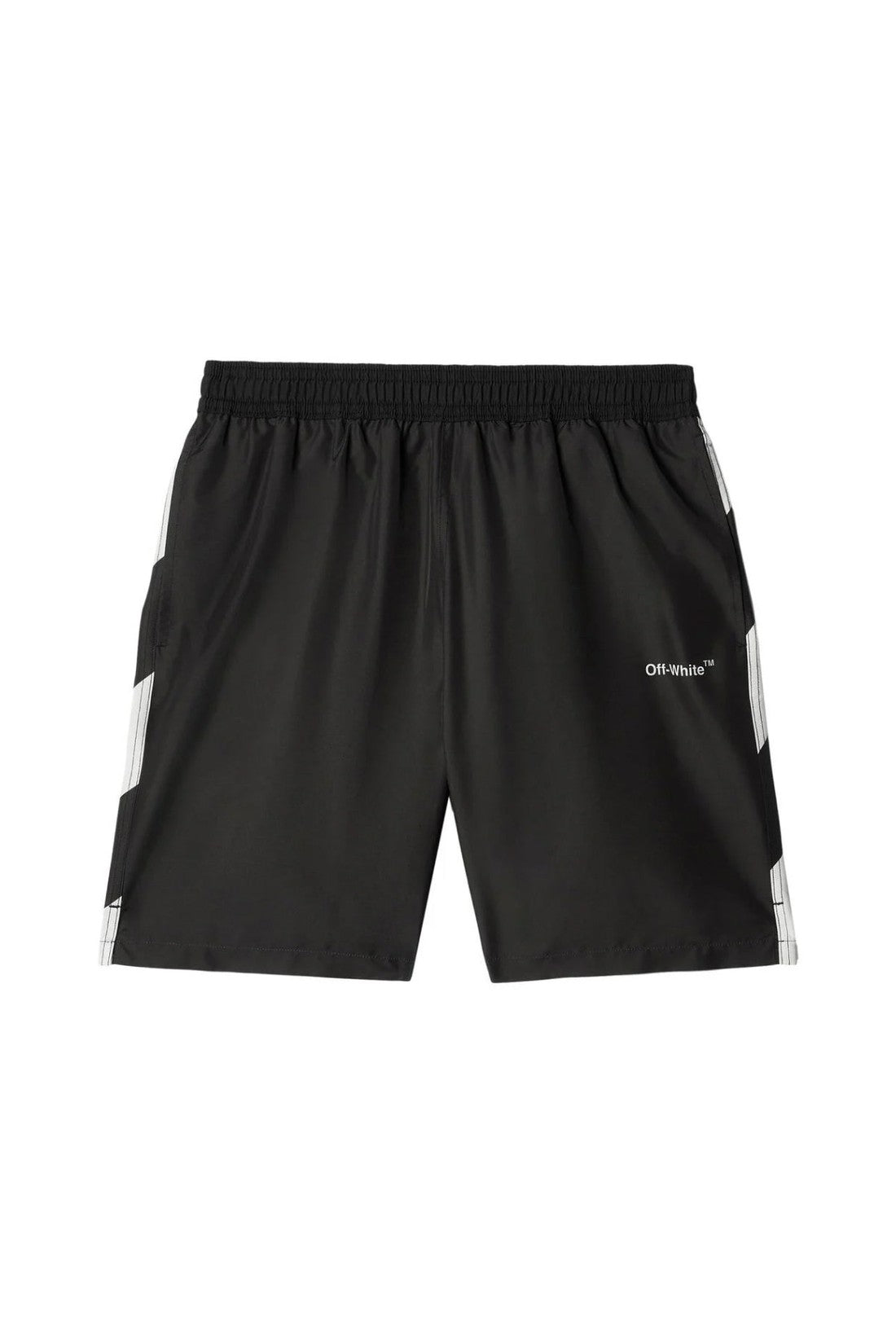 Off-White-OUTLET-SALE-Diagonal Logo Surfer Swim Shorts-ARCHIVIST