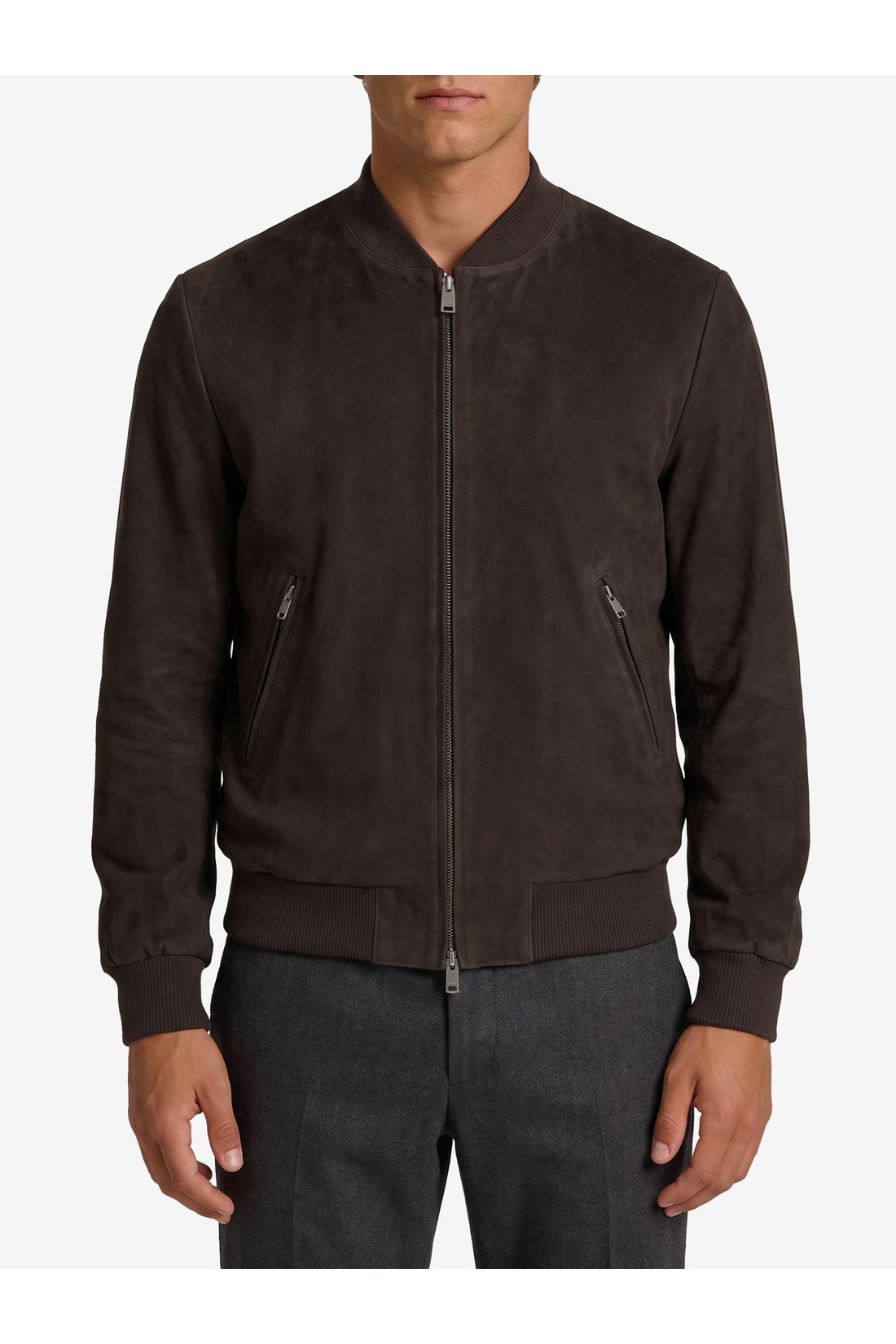 Arma-OUTLET-SALE-Didier suede bomber jacket-ARCHIVIST