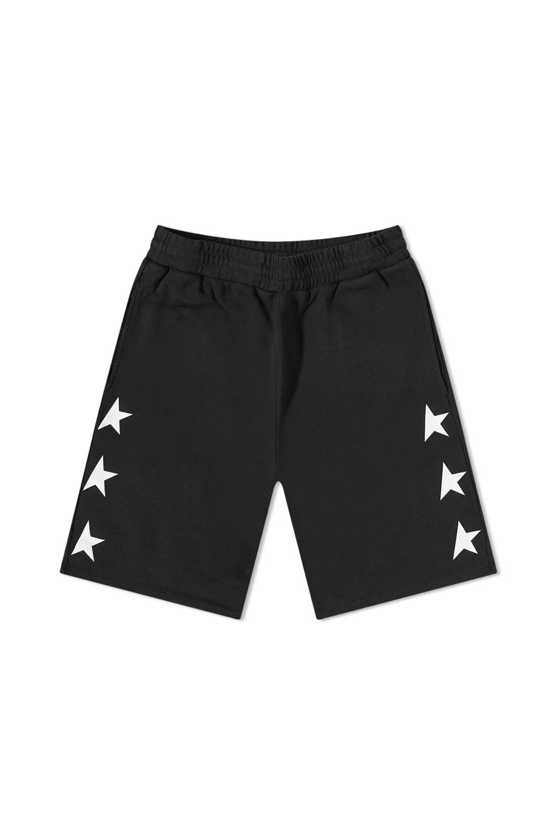 Golden Goose-OUTLET-SALE-Diego Star Logo Jersey Shorts-ARCHIVIST