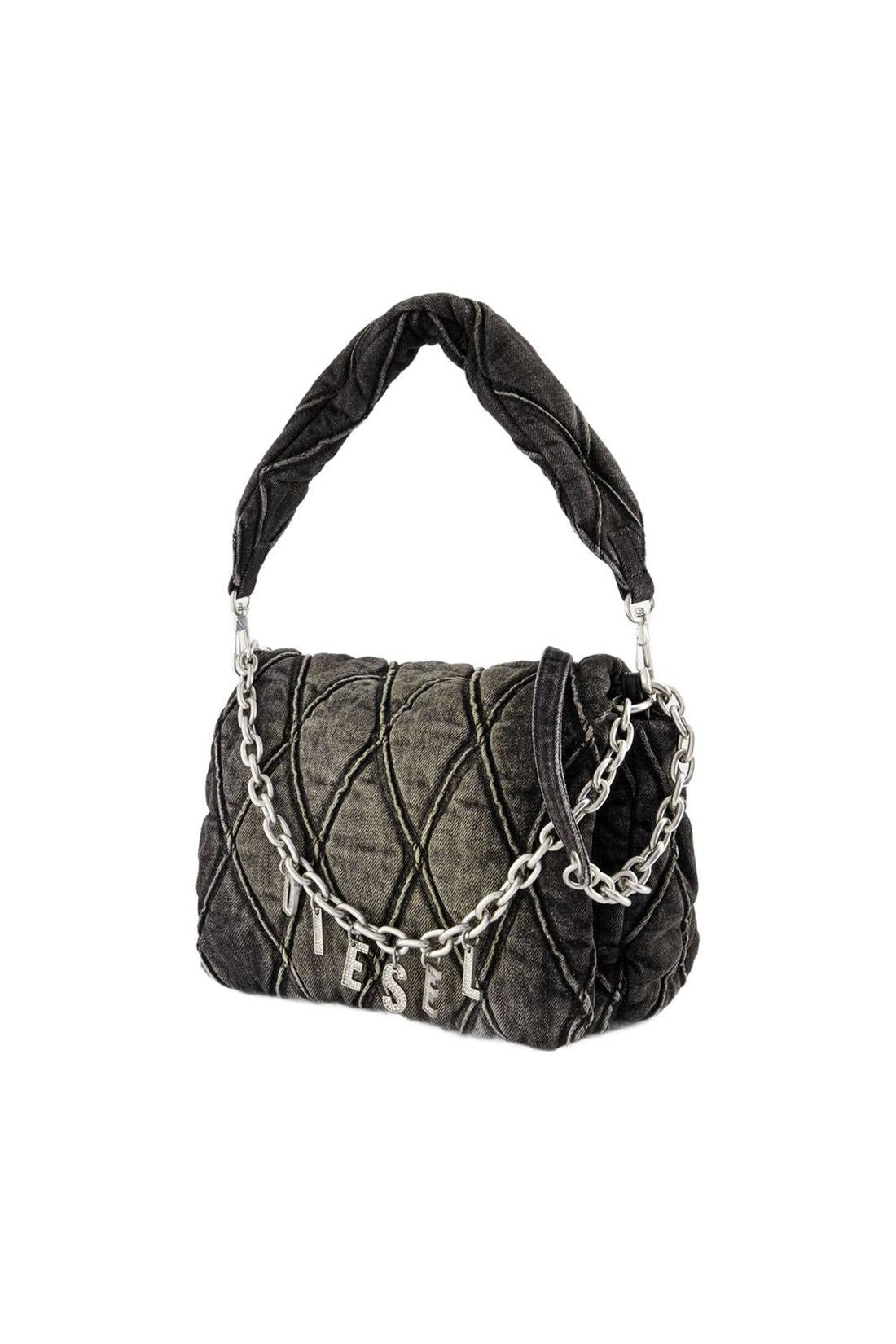 Charm Schultertasche - Diesel - Baumwolle - Schwarz-Taschen-Diesel-ARCHIVIST