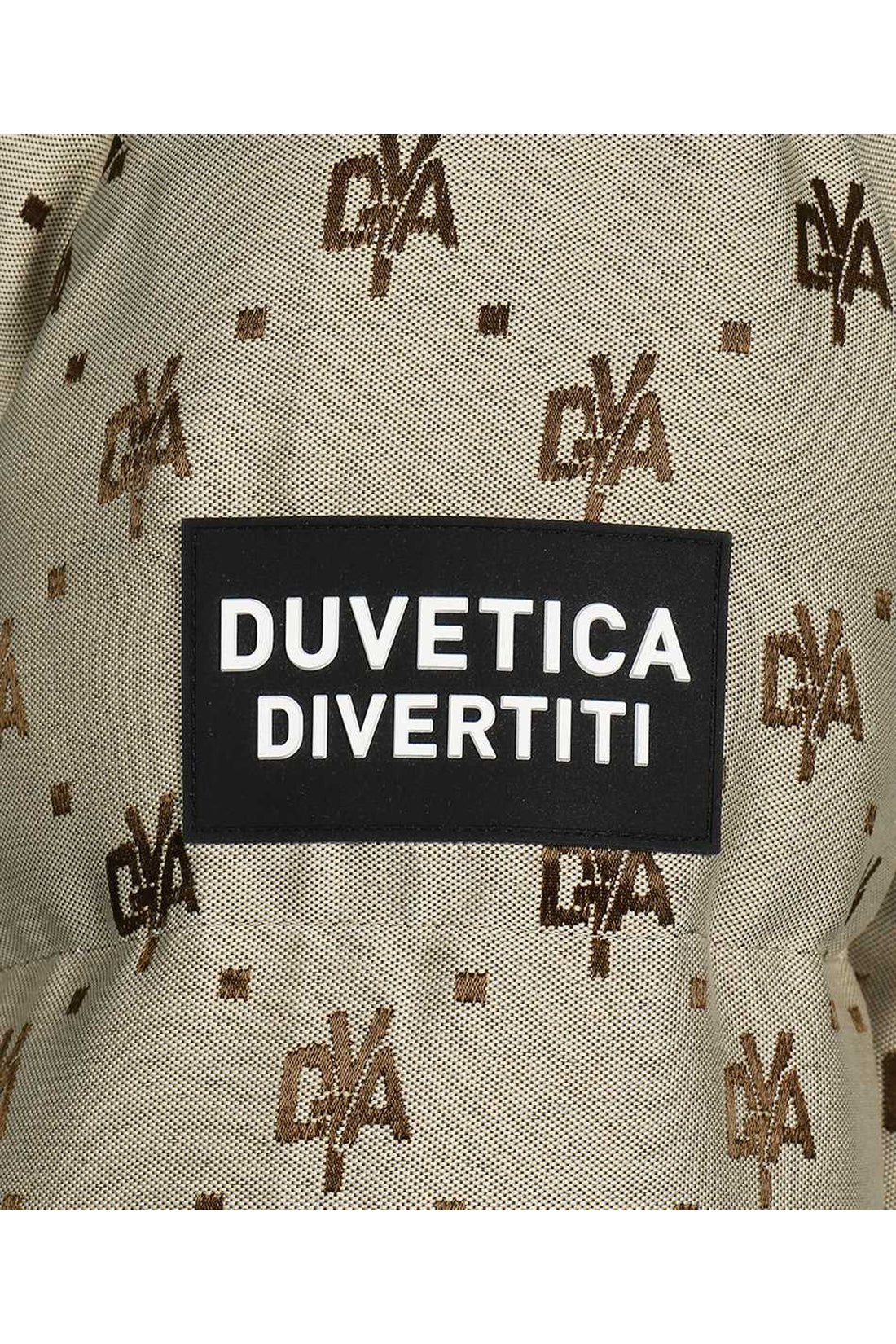 Duvetica-OUTLET-SALE-Dima Viaggio Monogram techno-nylon down jacket-ARCHIVIST
