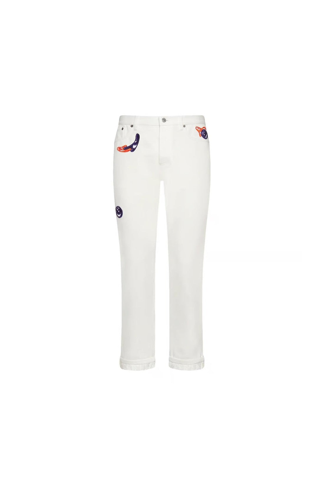 DIOR-OUTLET-SALE-Dior KennyScharf Patches Jeans-ARCHIVIST