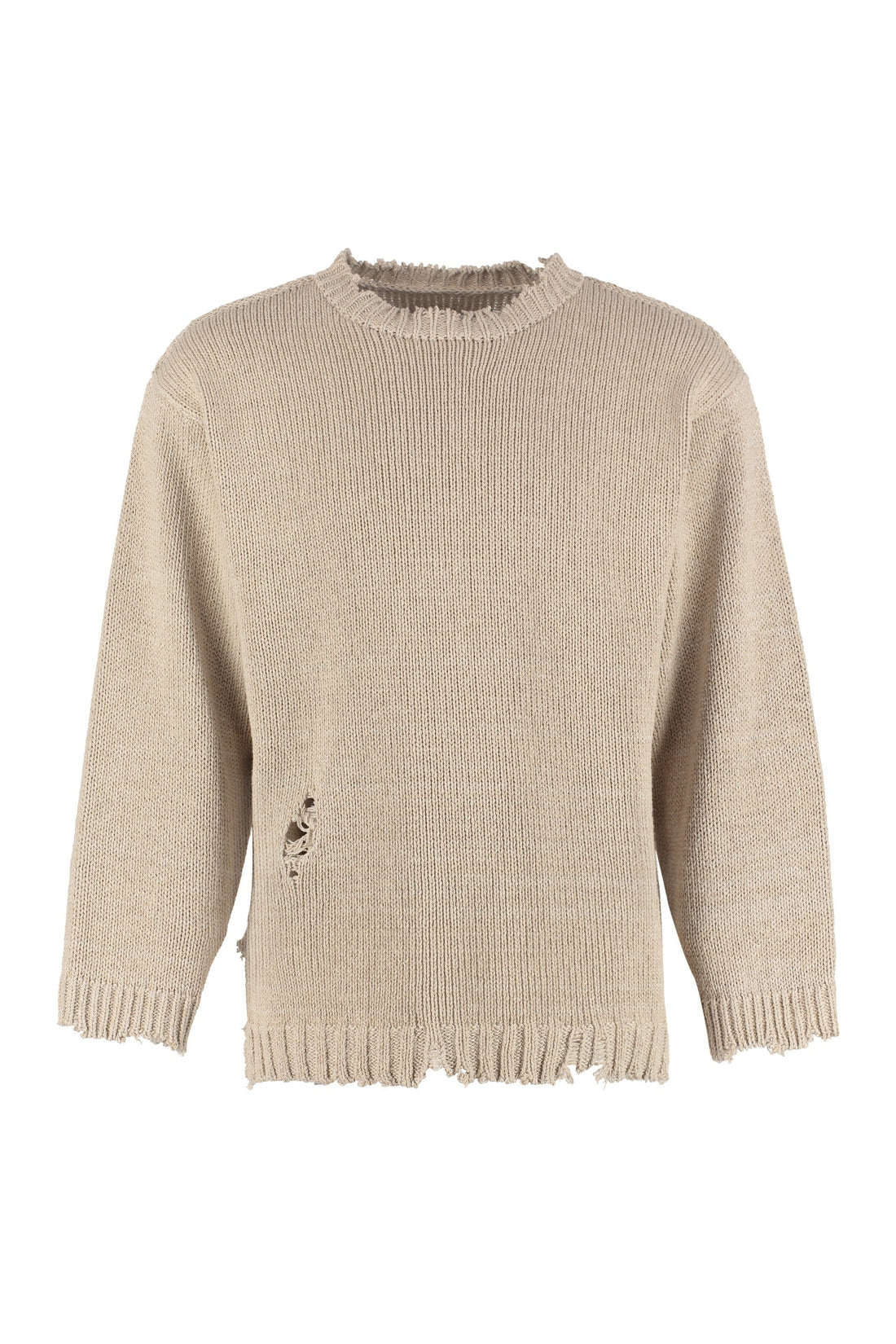 Maison Margiela-OUTLET-SALE-Distressed details sweater-ARCHIVIST
