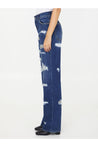 Distressed jeans with Leo print-Jeans-Dolce & Gabbana-IM-SALE-ARCHIVIST