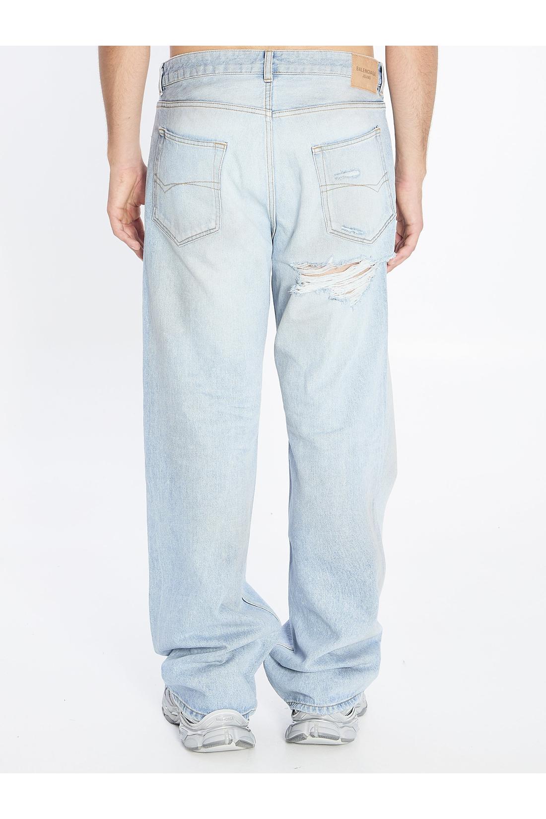 Balenciaga-OUTLET-SALE-Distressed relaxed jeans-ARCHIVIST