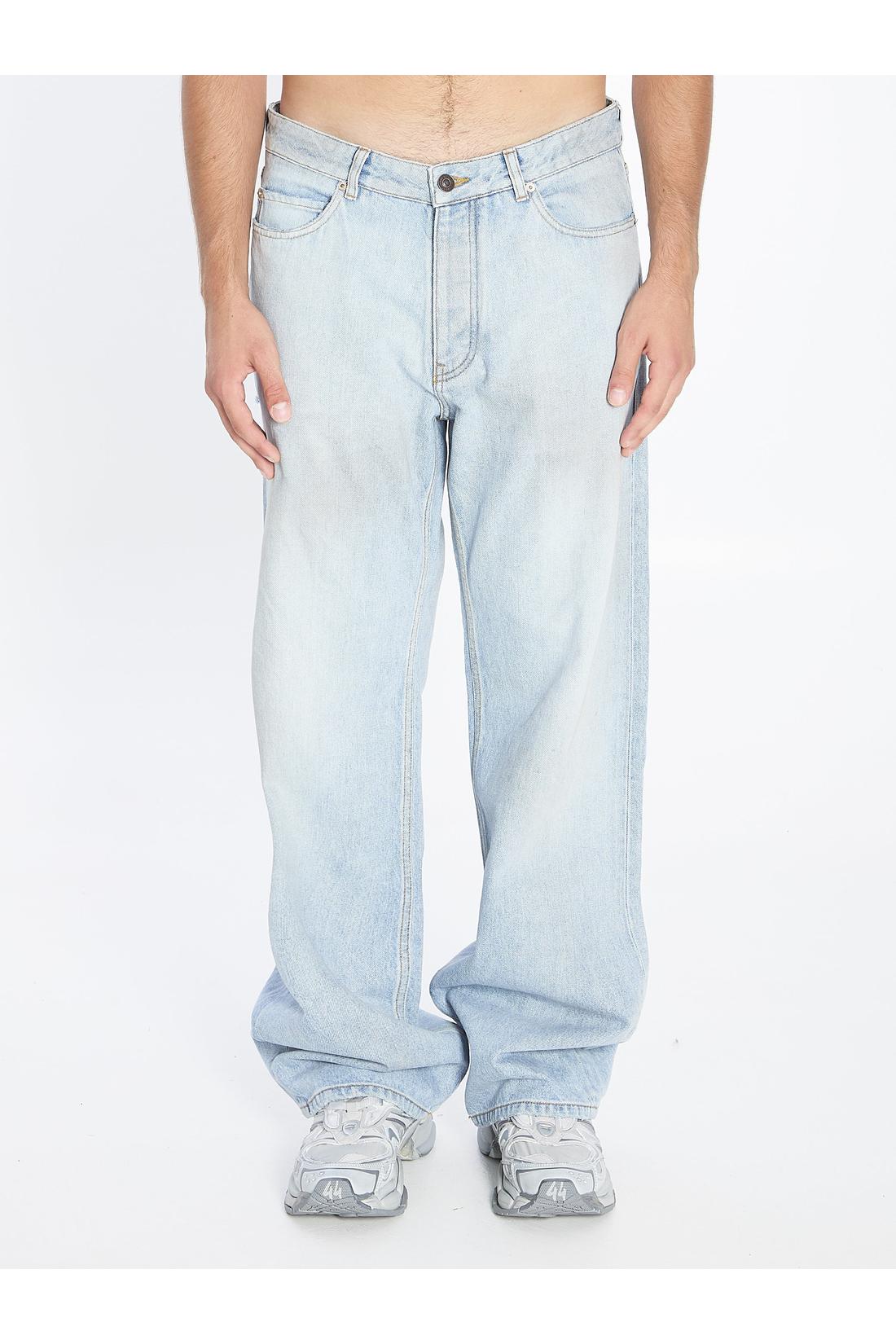 Balenciaga-OUTLET-SALE-Distressed relaxed jeans-ARCHIVIST