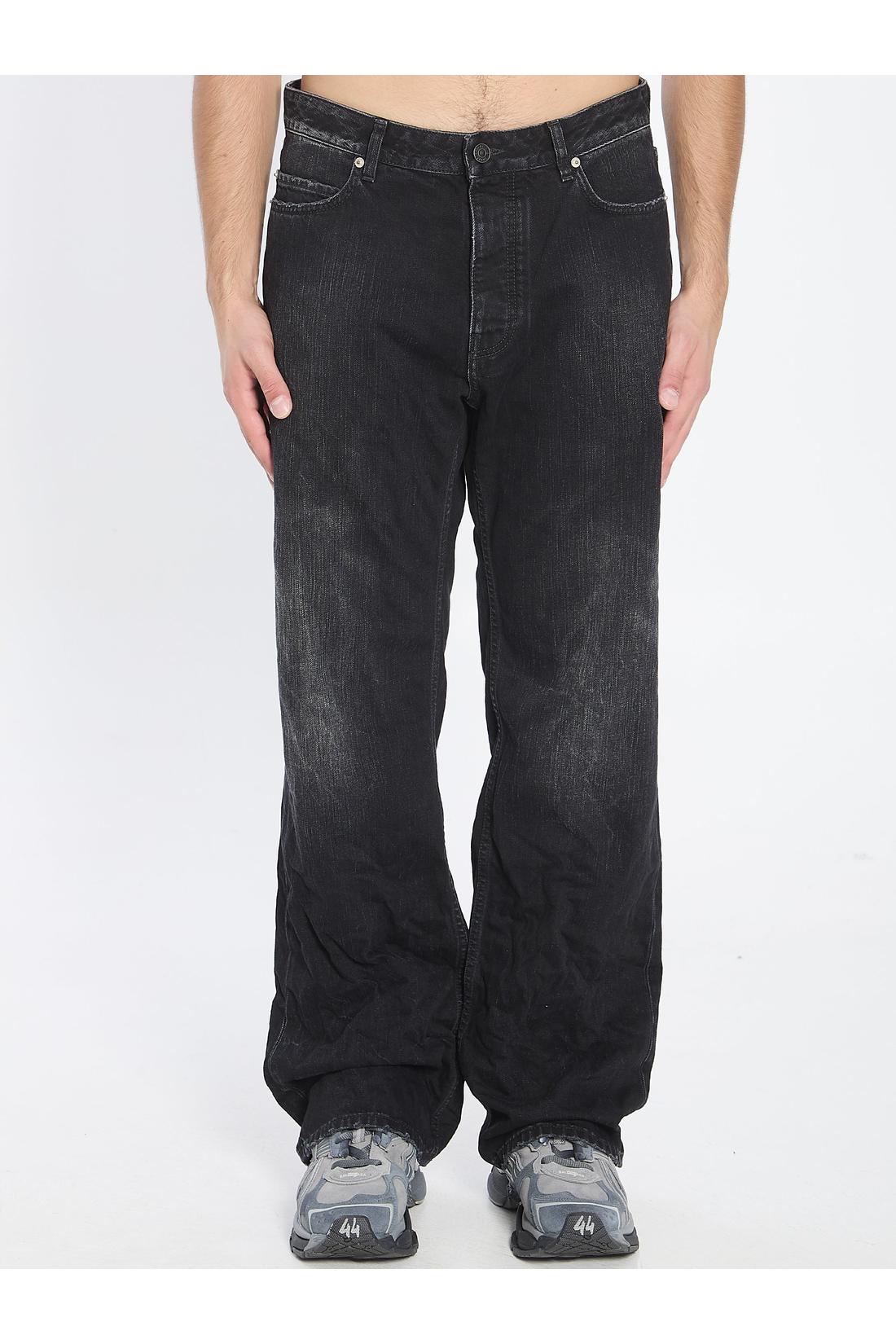 Balenciaga-OUTLET-SALE-Distressed relaxed jeans-ARCHIVIST
