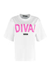 Dolce & Gabbana-OUTLET-SALE-Diva patch T-shirt-ARCHIVIST