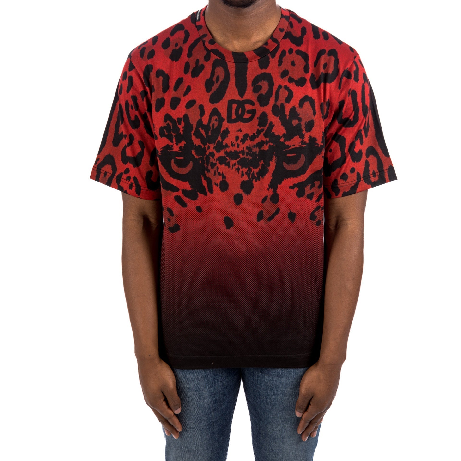 DOLCE & GABBANA-OUTLET-SALE-Dolce & Gabbana Animalier T-shirt-ARCHIVIST