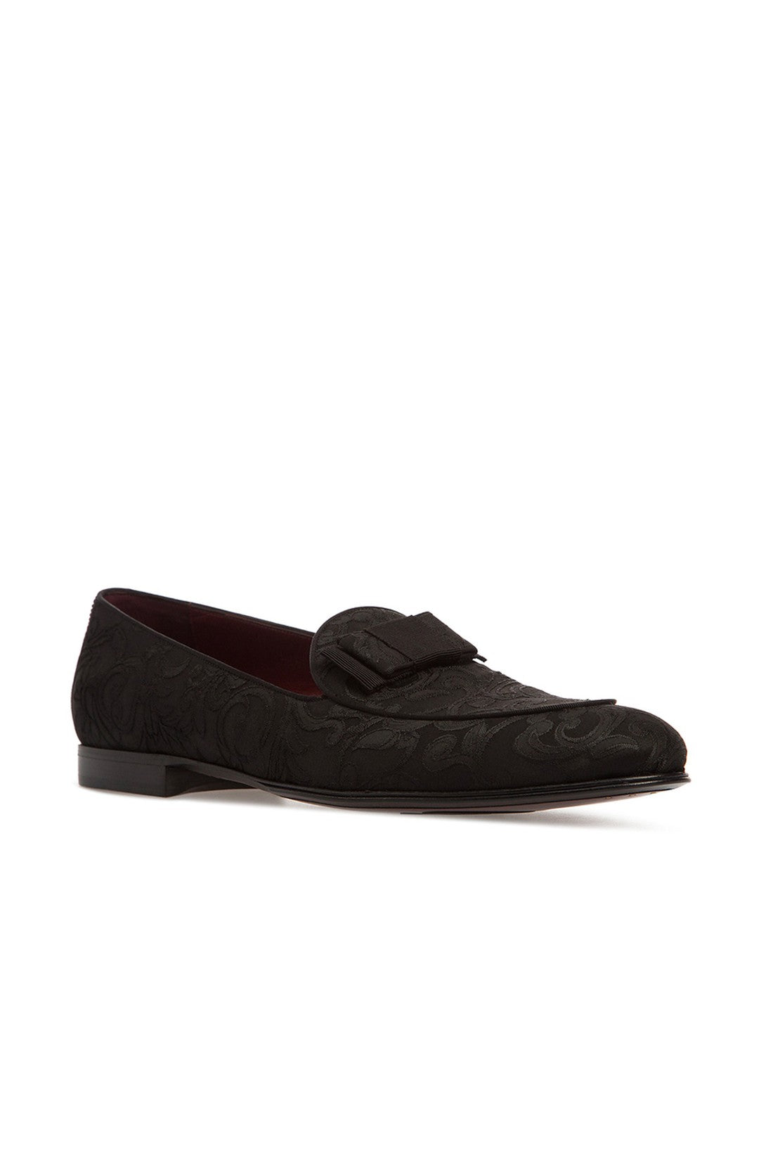 DOLCE & GABBANA-OUTLET-SALE-Dolce & Gabbana Baroque Jacquard Loafers-ARCHIVIST