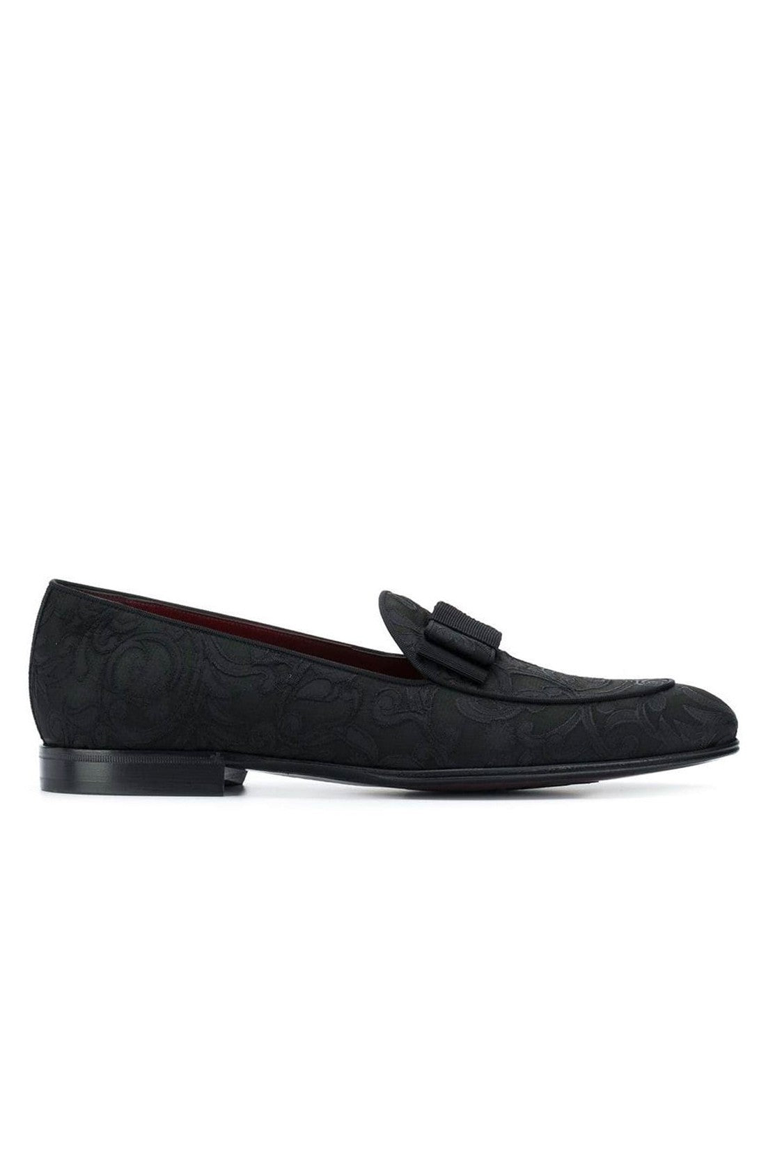 DOLCE & GABBANA-OUTLET-SALE-Dolce & Gabbana Baroque Jacquard Loafers-ARCHIVIST