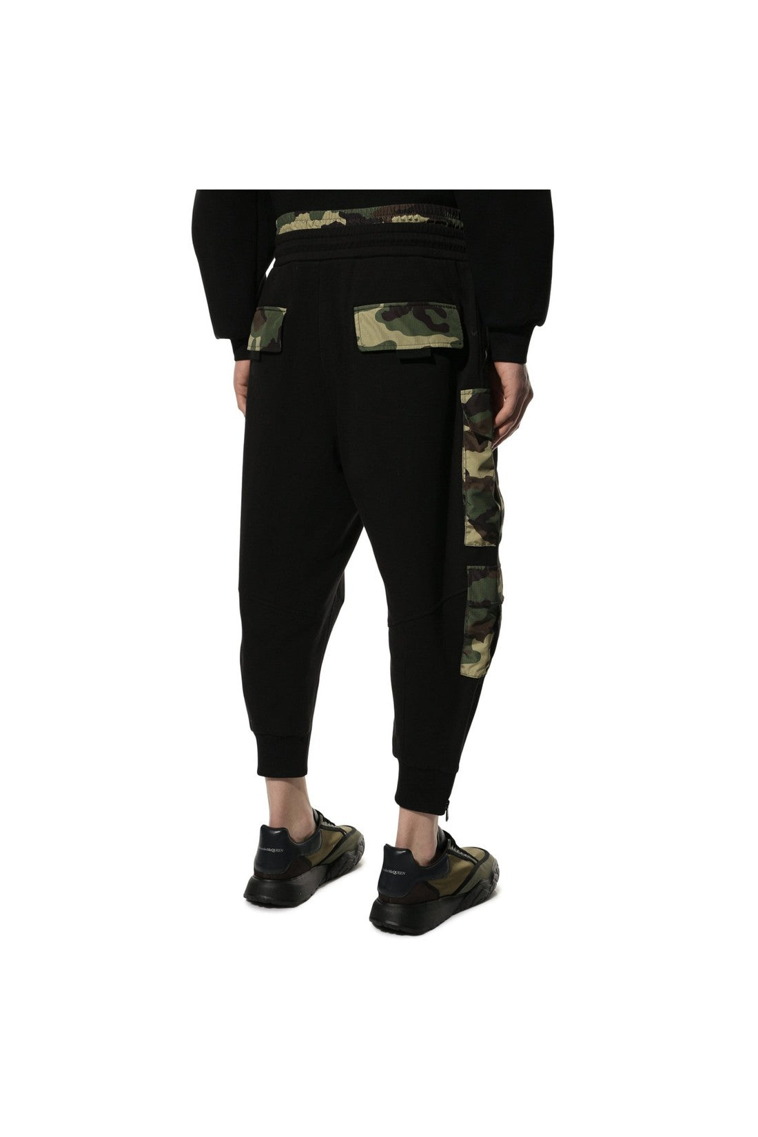 DOLCE & GABBANA-OUTLET-SALE-Dolce & Gabbana Camo Sweatpants-ARCHIVIST