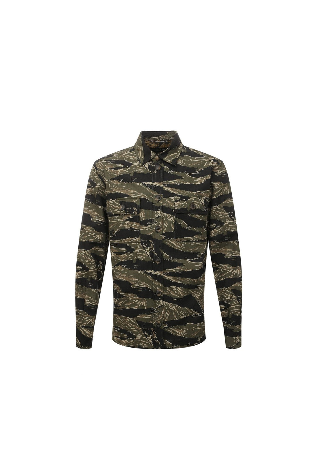 DOLCE & GABBANA-OUTLET-SALE-Dolce & Gabbana Camouflage Shirt-ARCHIVIST