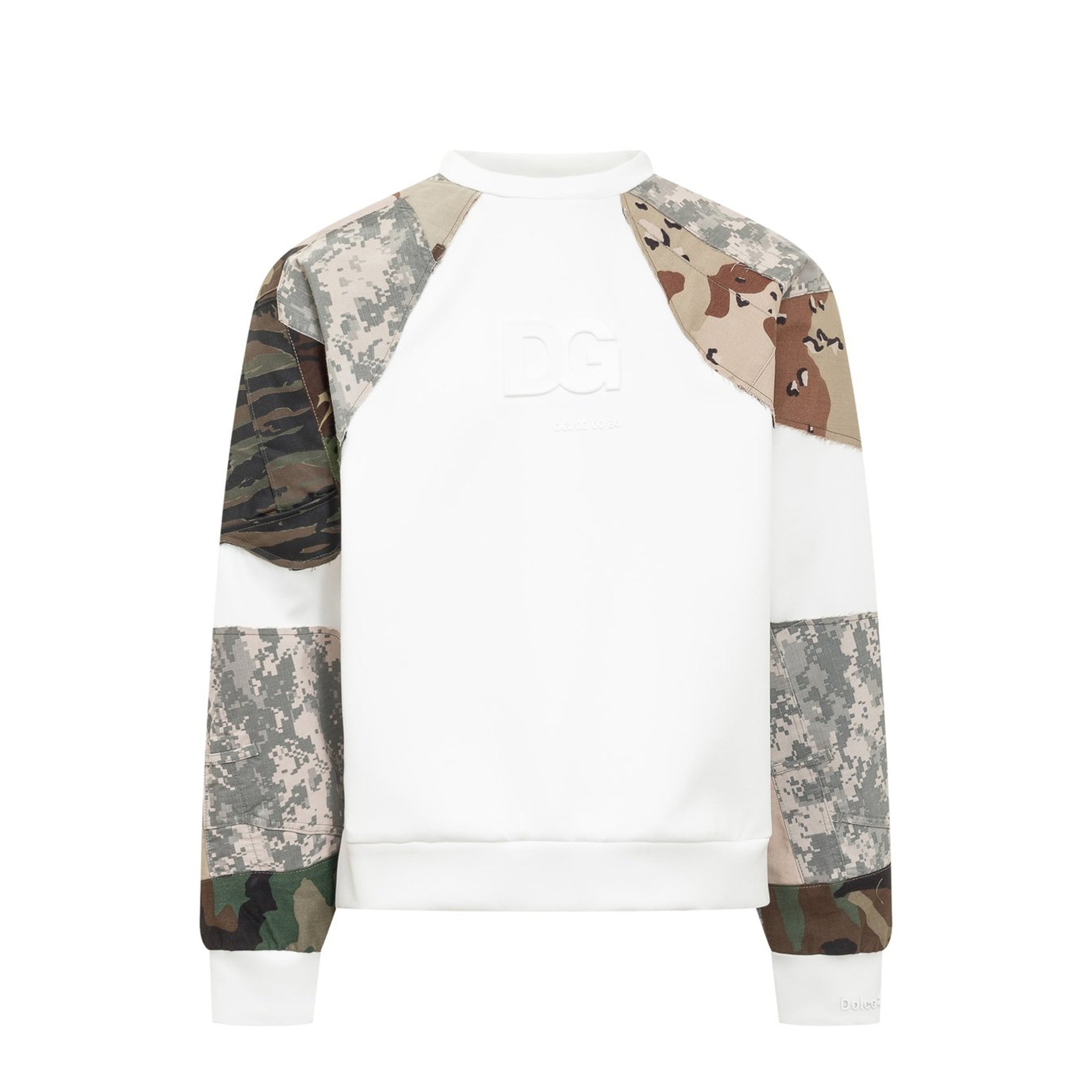 DOLCE & GABBANA-OUTLET-SALE-Dolce & Gabbana Camouflage Sweatshirt-ARCHIVIST