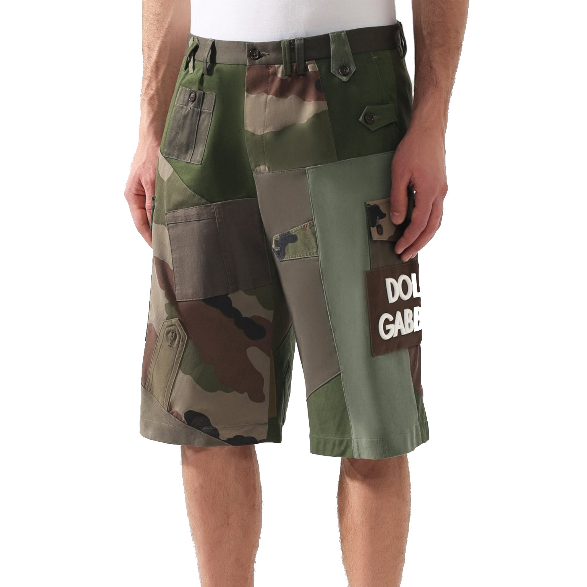 DOLCE & GABBANA-OUTLET-SALE-Dolce & Gabbana Cotton Shorts-ARCHIVIST