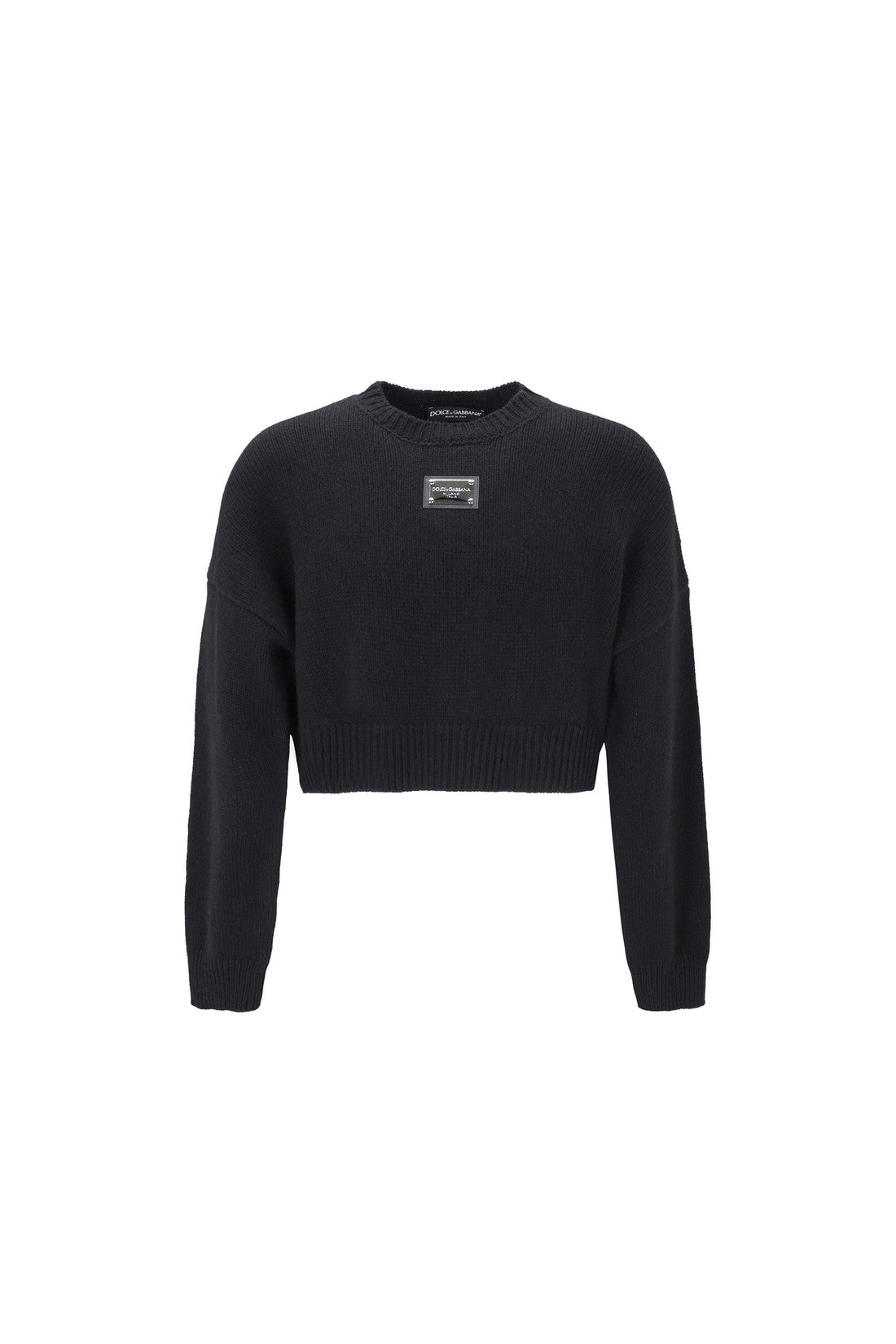 DOLCE & GABBANA-OUTLET-SALE-Dolce & Gabbana Cropped Pullover-ARCHIVIST