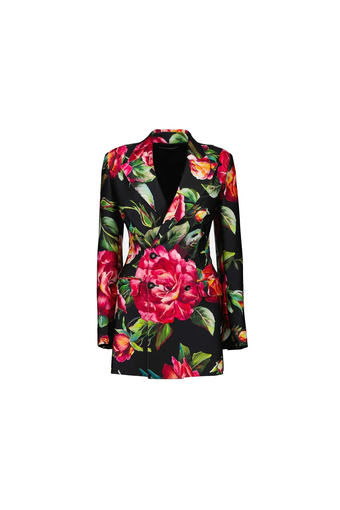 DOLCE & GABBANA-OUTLET-SALE-Dolce & Gabbana Flower Print Blazer-ARCHIVIST