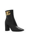 DOLCE & GABBANA-OUTLET-SALE-Dolce & Gabbana Heeled Leather Boots-ARCHIVIST