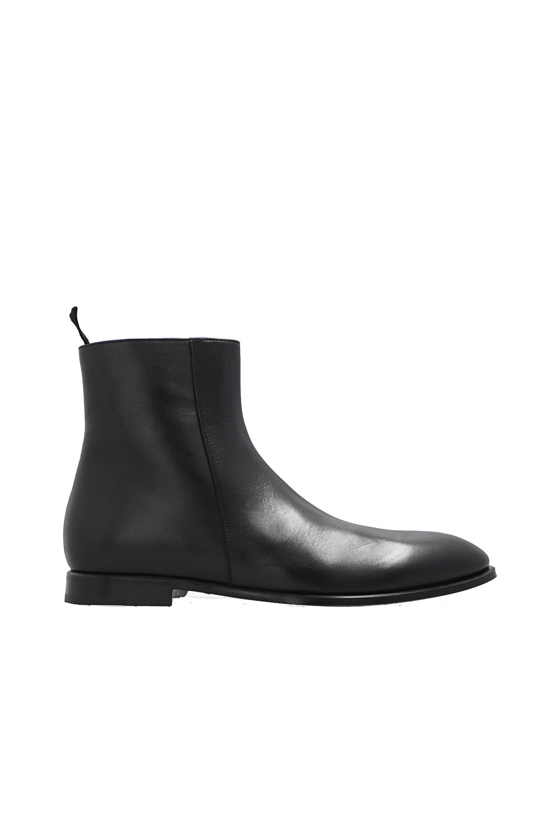 DOLCE & GABBANA-OUTLET-SALE-Dolce & Gabbana Leather Ankle Boots-ARCHIVIST