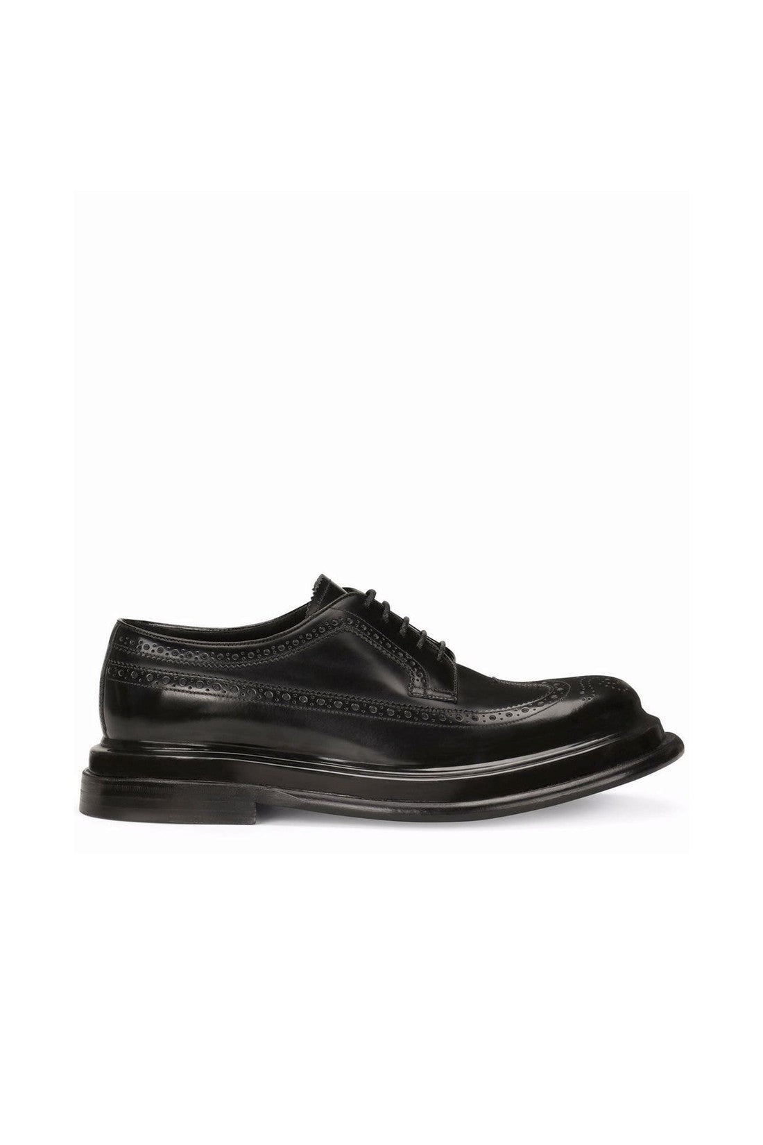 DOLCE & GABBANA-OUTLET-SALE-Dolce & Gabbana Leather Derbies-ARCHIVIST