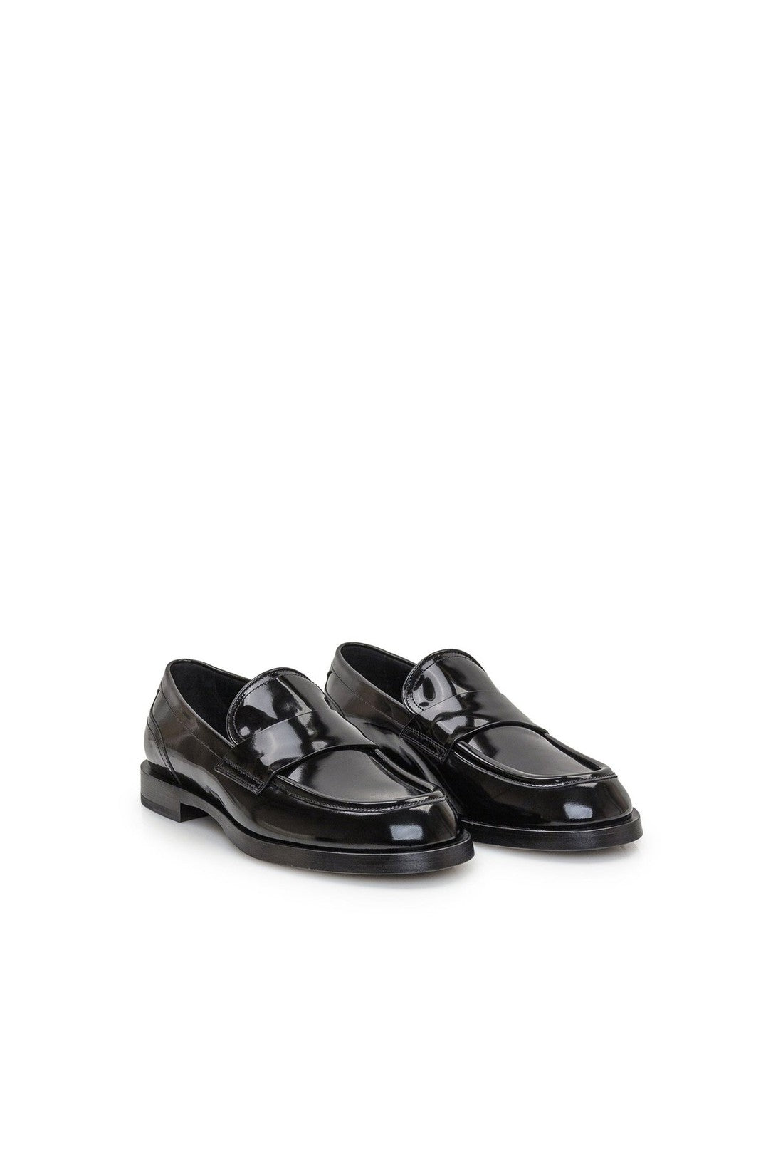 DOLCE & GABBANA-OUTLET-SALE-Dolce & Gabbana Leather Loafers-ARCHIVIST