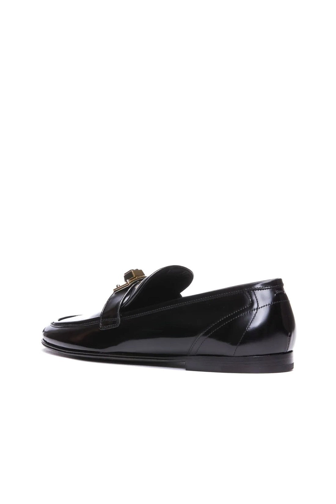 DOLCE & GABBANA-OUTLET-SALE-Dolce & Gabbana Leather Loafers-ARCHIVIST