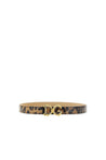 Dolce & Gabbana-OUTLET-SALE-Dolce & Gabbana Leather Logo Belt-ARCHIVIST