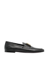 DOLCE & GABBANA-OUTLET-SALE-Dolce & Gabbana Leather Logo Loafers-ARCHIVIST