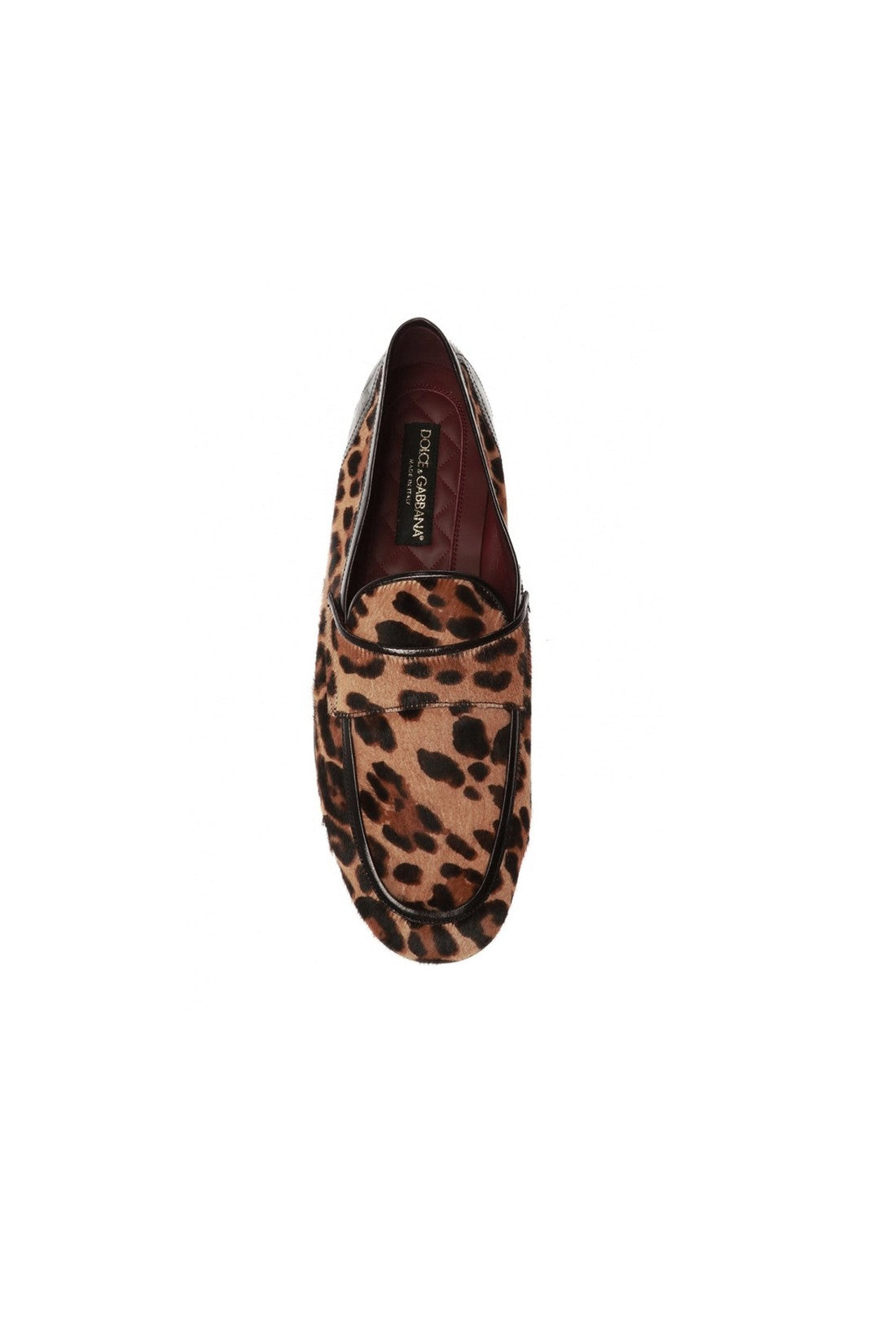 Dolce & Gabbana-OUTLET-SALE-Dolce & Gabbana Leopard Print Pony Hair Loafers-ARCHIVIST